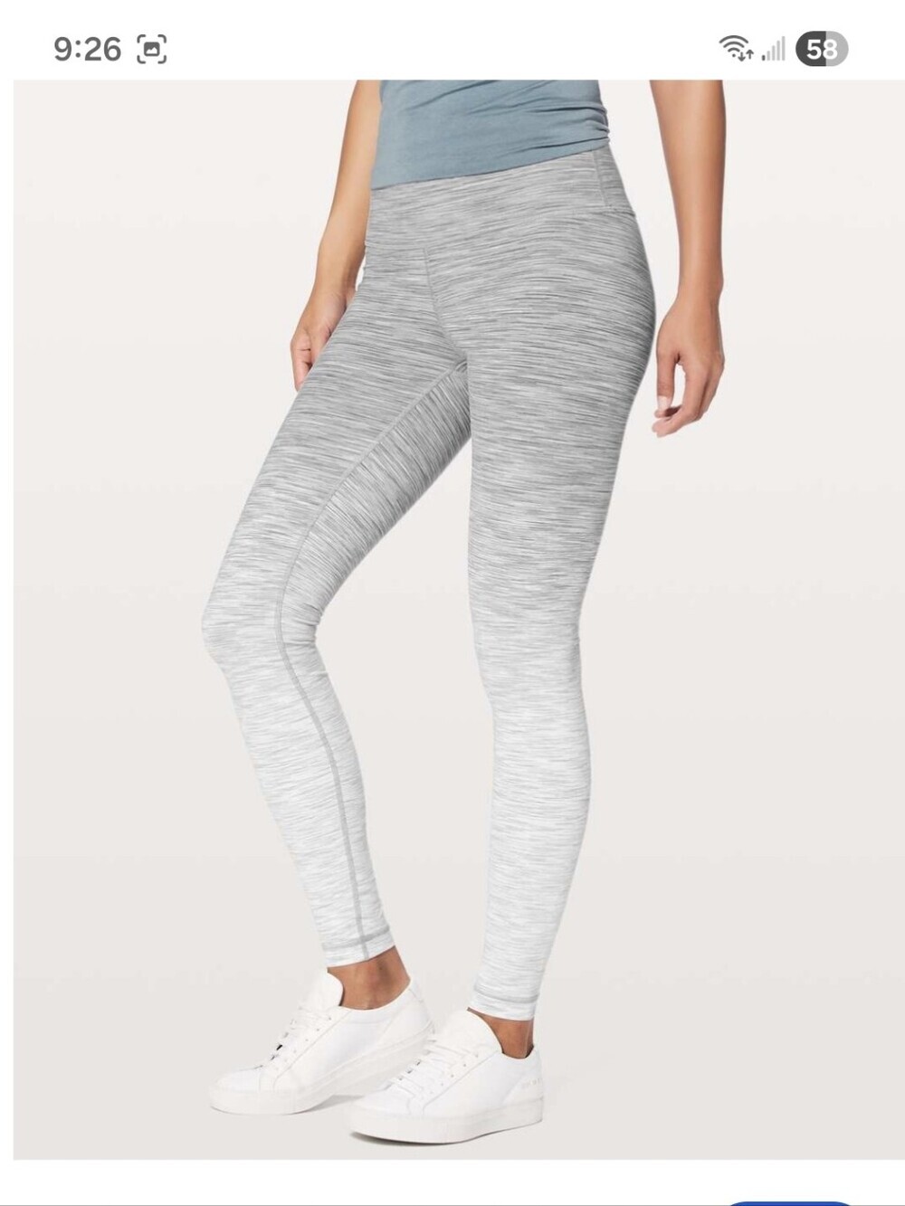 Lululemon Wunder Under Hi-Rise Tight (Ombre Melange) *Full-On Luon 28"